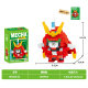 Lele Brothers Building Blocks Children's Educational Assembling Toys Gundam Mecha Warrior Model Boys Robot Puzzle