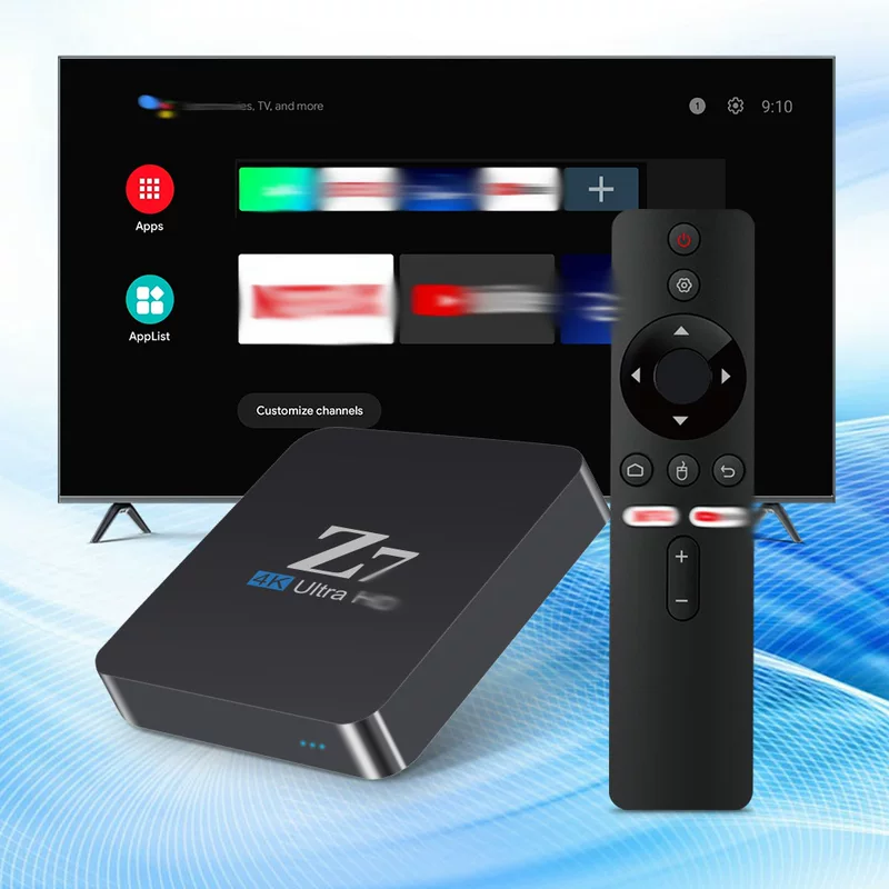 Z7 HD 4K сетевой TV Box 2+8, 5G двухдиапазонный Android видеоплеер для внешней торговли