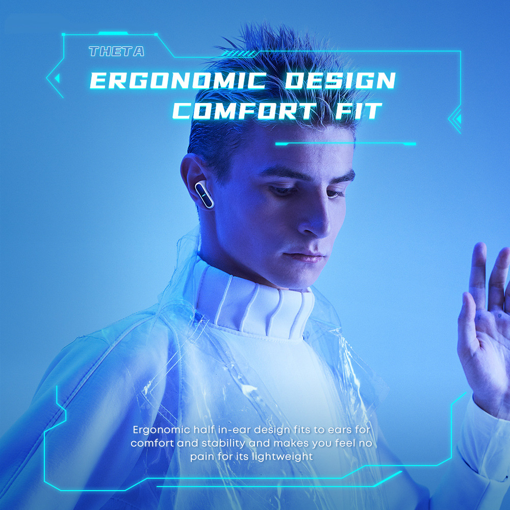 Oblíbená Bluetooth sluchátka Theta ENC s redukcí šumu, duální stereo herní sluchátka s mikrofonem pro Android ios, univerzální_voghion.com