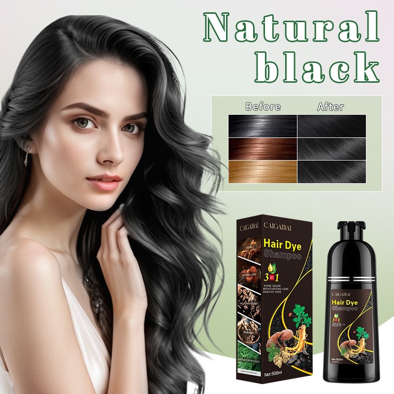 Un extracto de planta negra colorante para el cabello cubierto crema de color para el cabello blanco para el cabello negro en un lavado FDA colorante temporal para el cabello