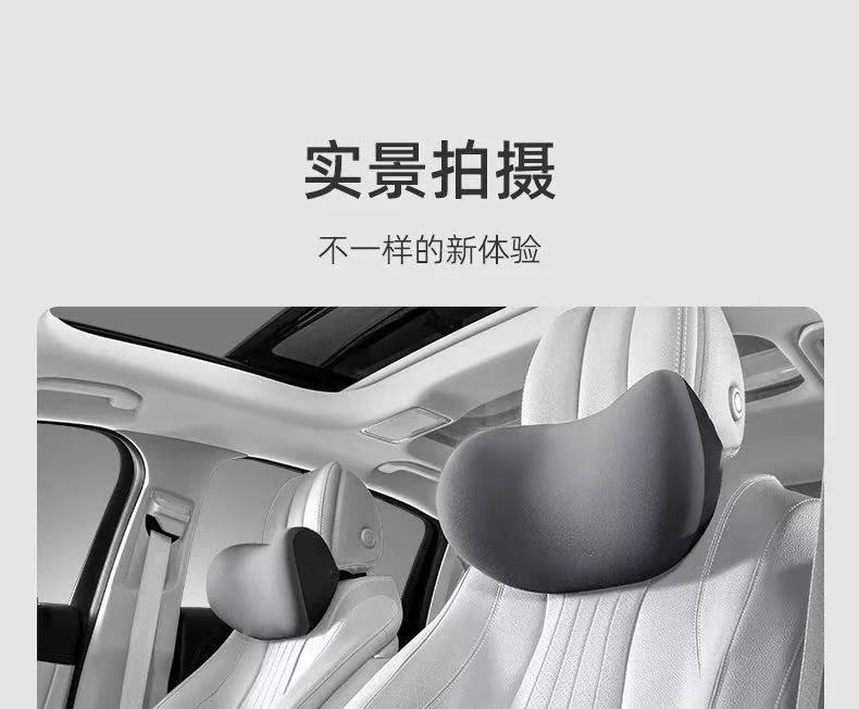 Car Lumbar Support Memory Foam Cushion, Car Seat Backrest Pad, Car Seat Headrest for Female Drivers, Driving Essential