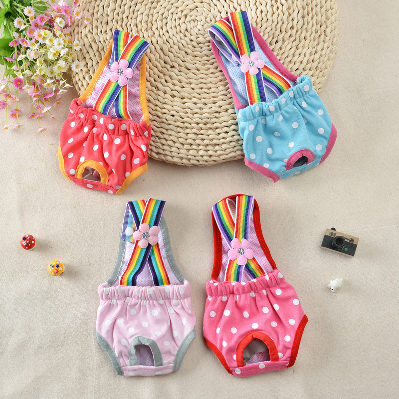 Suministros para mascotas fabricantes suministro y comercialización nueva correa Linda perro pantalones fisiológicos pantalones para perros pañal pantalones menstruales