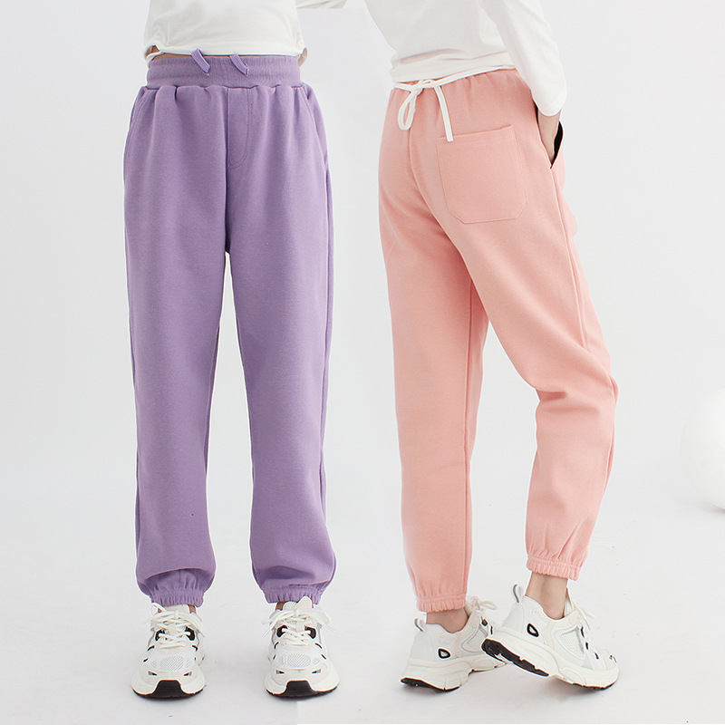 Pantalones de primavera para niños, estilo coreano, nuevos pantalones deportivos largos para niños, pantalones casuales de color sólido para niños grandes, pantalones antimosquitos, pantalones para niños al por mayor