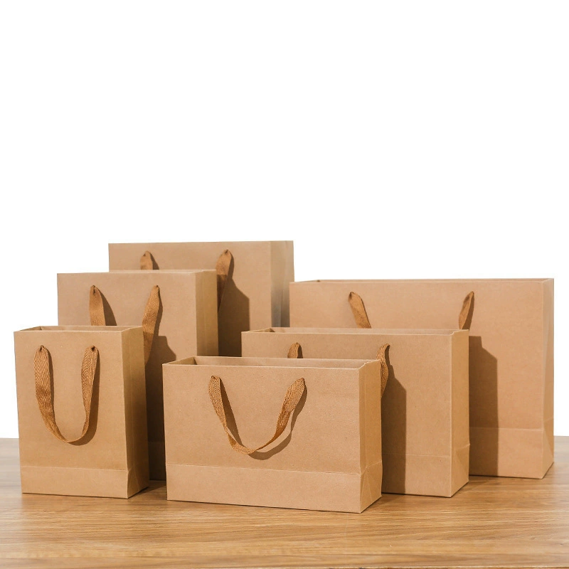 Пятно утолщенная крафт-бумага подарочная коробка товары Магазин одежды для упаковки сумок для одежды Небольшое количество оптом
