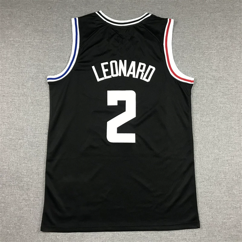 Баскетбольная джерси в наличии №23, новый сезон, Clippers 2# Leonard 13# George, вышитая синяя игровая форма