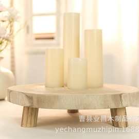 桐木盆栽底座小凳室内阳台小花架多肉置物展示收纳架厂家直供