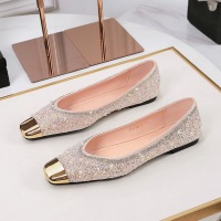 8726-6 Korean version metal square toe rhinestone pearl sequin shallow mouth flat shoes, single kick shoes, flat heel women's shoes
