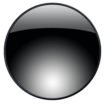Large field of view rear view auxiliary mirror — Round Mirror