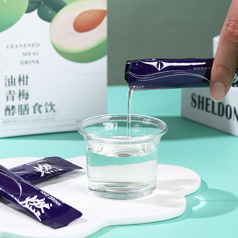 Oil Sweet Plum Juice Fermented Dietary Beverage Plant Drink Convenient Individual Packaging Manufacturer Fast Live Streaming Delivery