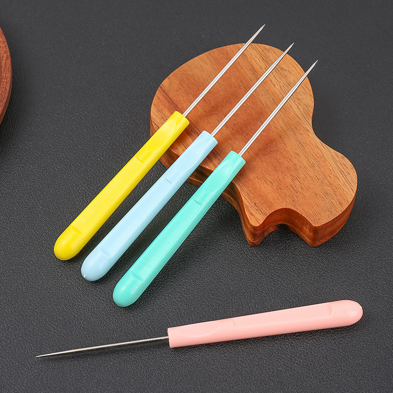 カラフルなプラスチック製の靴用ドリル DIY 手縫いツール Qianmetonan シューズソール尖った穴あき針とドリル|undefined