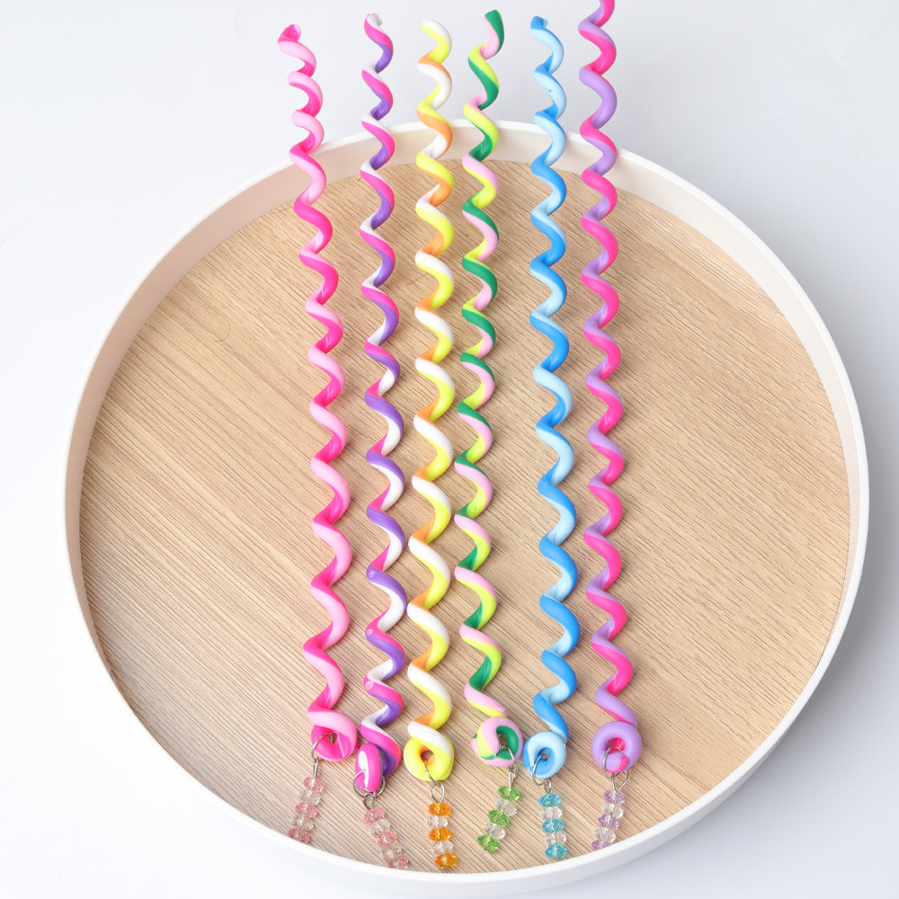 탄력있는 머리 땋기 유물 컬러