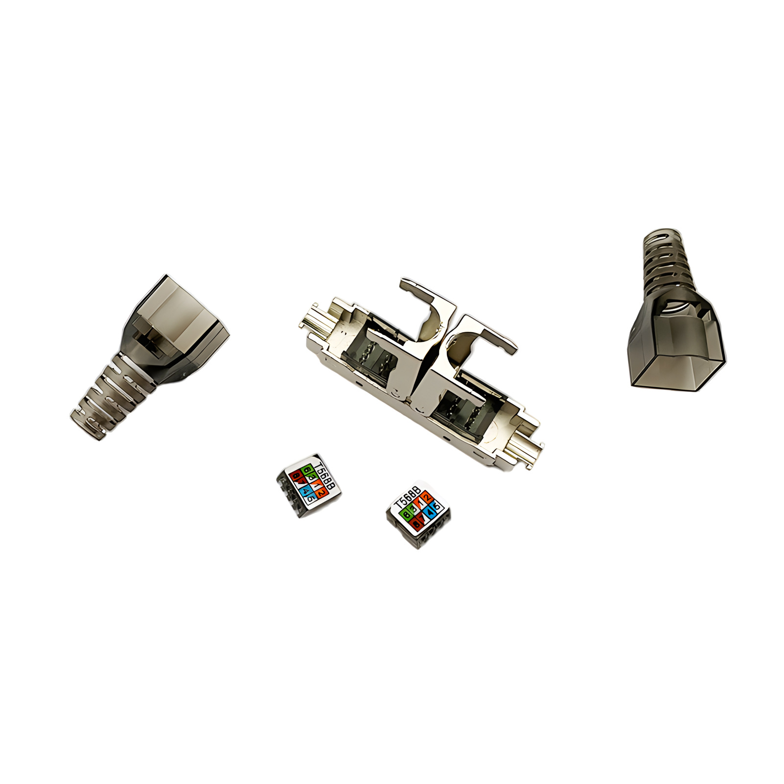 网线延长对接头 CTA.6 CAT.6A CAT.7线缆对接头 线缆数据延长器