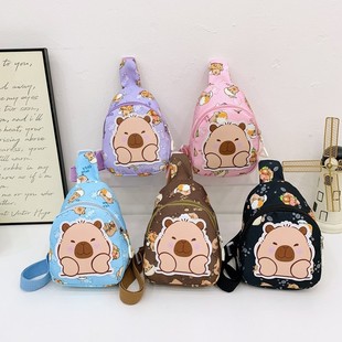 2025 Children's Bag Cartoon Print Coin Purse Boys and Girls Casual Crossbody Bag Mini Fashion Girls Shoulder Bag