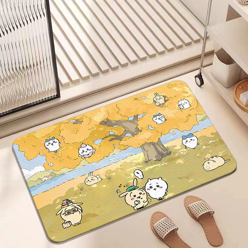 노란 나무 지이카와 가을