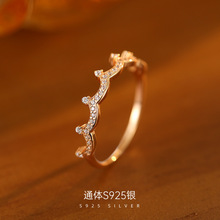 �Ř���S925�y�p�ݹ���С�ʹڽ�ָŮ��ʽ����С���K��Ů��ָ�hins