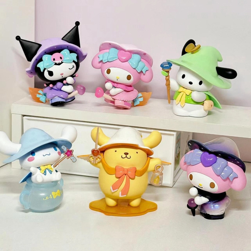 マジックストーリー サンリオ ブラインドボックス クロミメロディー人形 かわいい女の子 デスクトップ装飾品 ギフト|undefined
