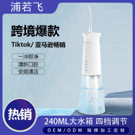 跨境电动冲牙器 家用电动大水箱洗牙器 口腔护理喷水牙线厂家定制