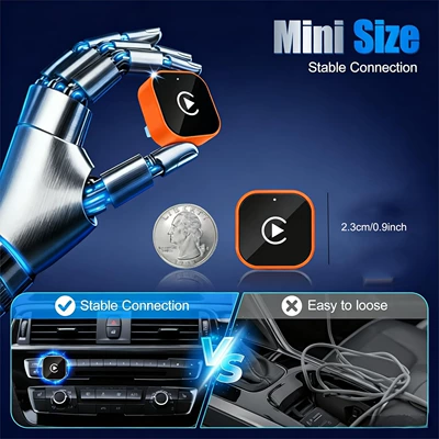 CarPlay Upgrade Device: Wireless: Simsiz CarPlay və Android Auto