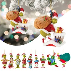 国境を越えたクリスマスグリーン奇創意ペンダントクリスマスツリー装飾品アクリルペンダント