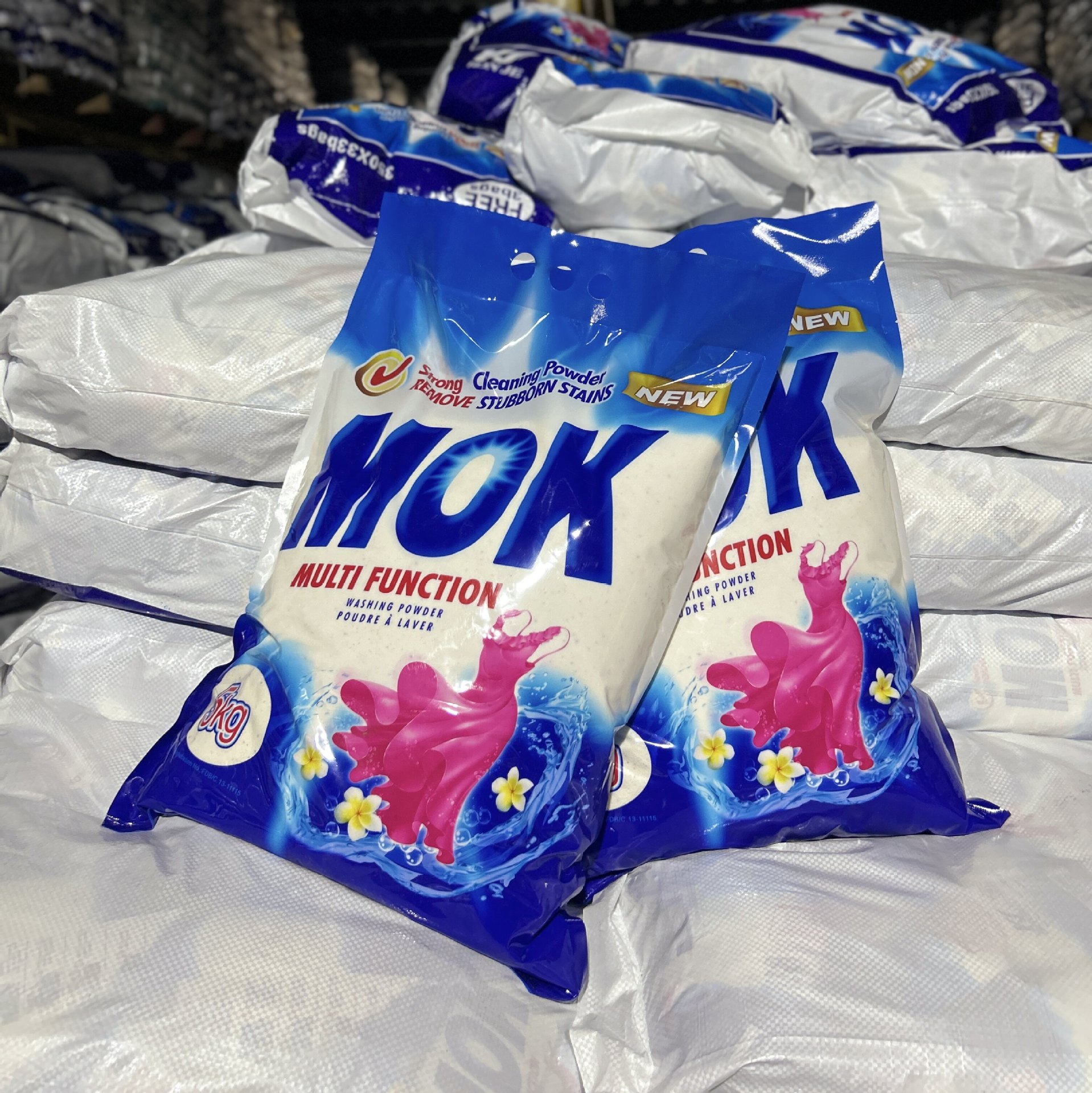 Detergente en Polvo para Ropa 5 kg Limpieza Profunda, Desengrasante, Sin Fósforo para Ropa