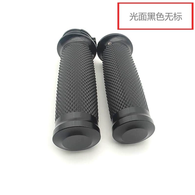 Motorcycle Handlebar Cover Harley 883 1200 Modified Accessories 25mm Handlebar Universal Handlebar Glue Retro Handlebar Cover (Motorcycle Handle Cover) - glossy-unlabeled-black-25mm