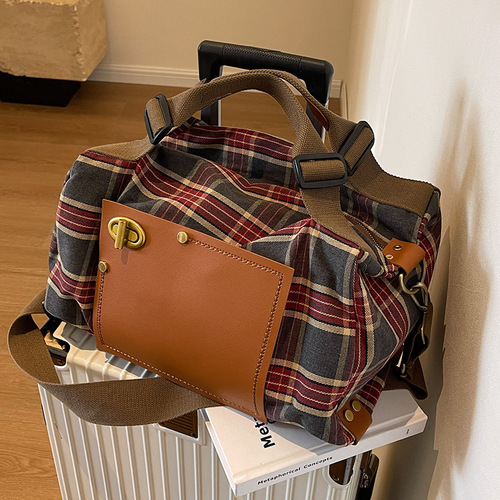 Women's Large Capacity Backpack 2025 New Retro Dual-Shoulder Bag Hand Carry Business Luggage Casual Outing Travel Backpack
