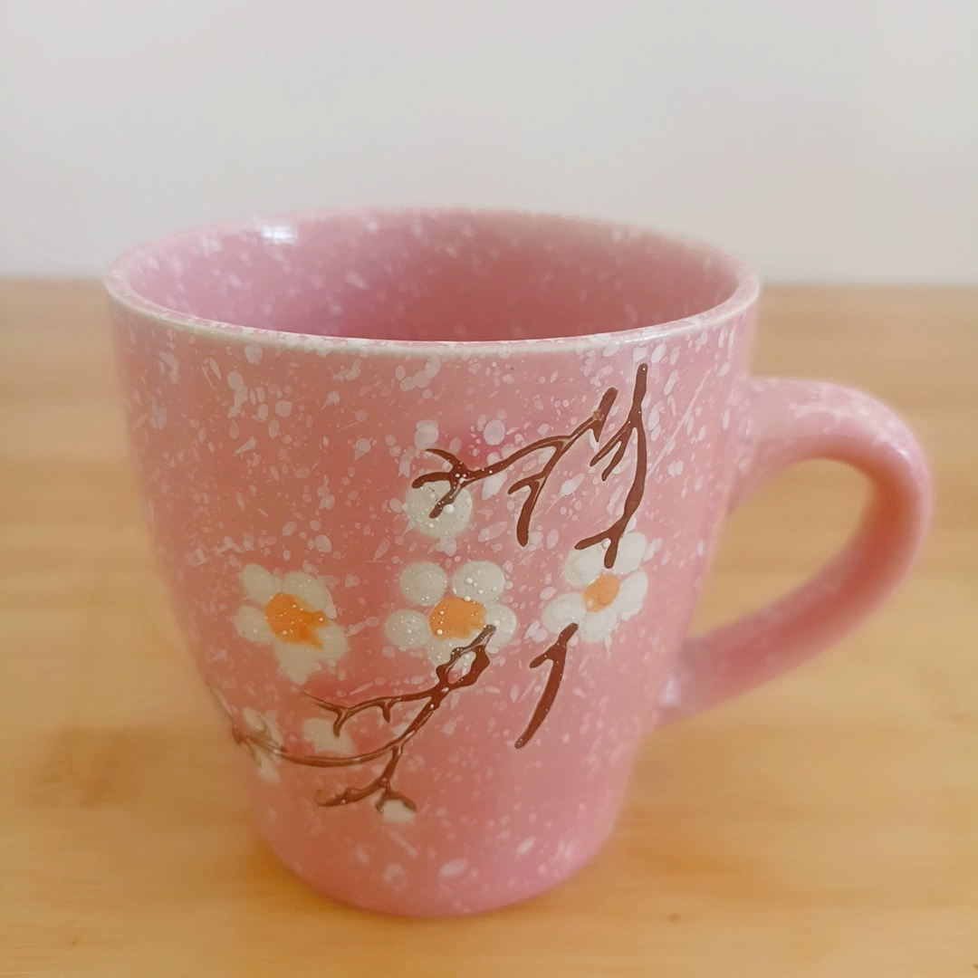 [雪花马克情侣杯陶瓷杯子创意家用办公是早餐咖啡水杯]
