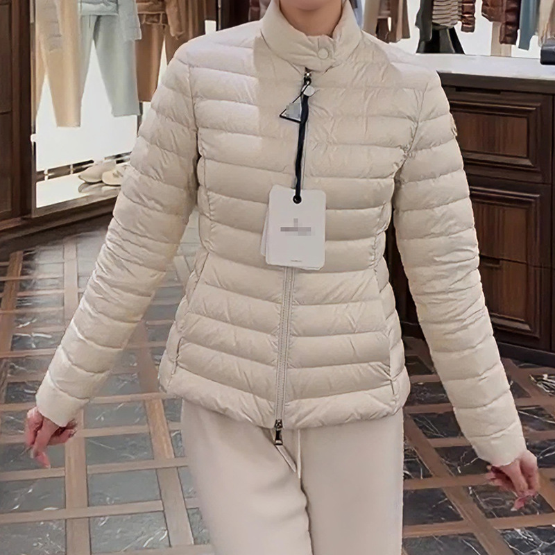 Mengkou lgelle ribbed down jacket, lightweight, slim-fit, lightweight, outdoor, fashionable, short, goose down, stand-up collar Mengkou lgelle ribbed down jacket, lightweight, slim-fit, lightweight, outdoor, fashionable, short, goose down, stand-up collar