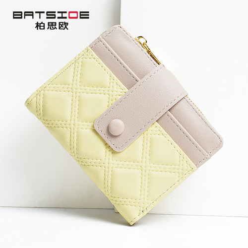 Foreign trade new student bag short women's wallet small fresh and colorful multi-card slot Korean version ins coin purse wholesale