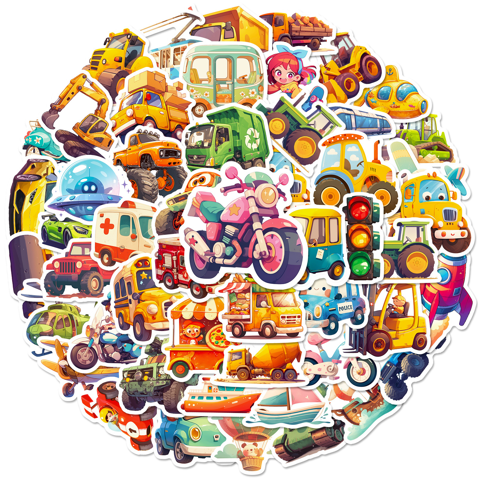 Diverse Japanese sticker