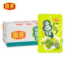 国圣泡椒味海带结60g*30包整箱商用家用批发下饭菜酸辣野山椒海带