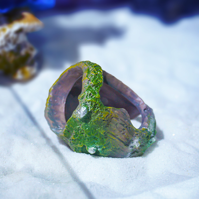 Adorno de barril de vino simulado, decoración para acuario, barril de madera de PVC, micro paisaje, nuevo estilo de pequeño barril de petróleo.