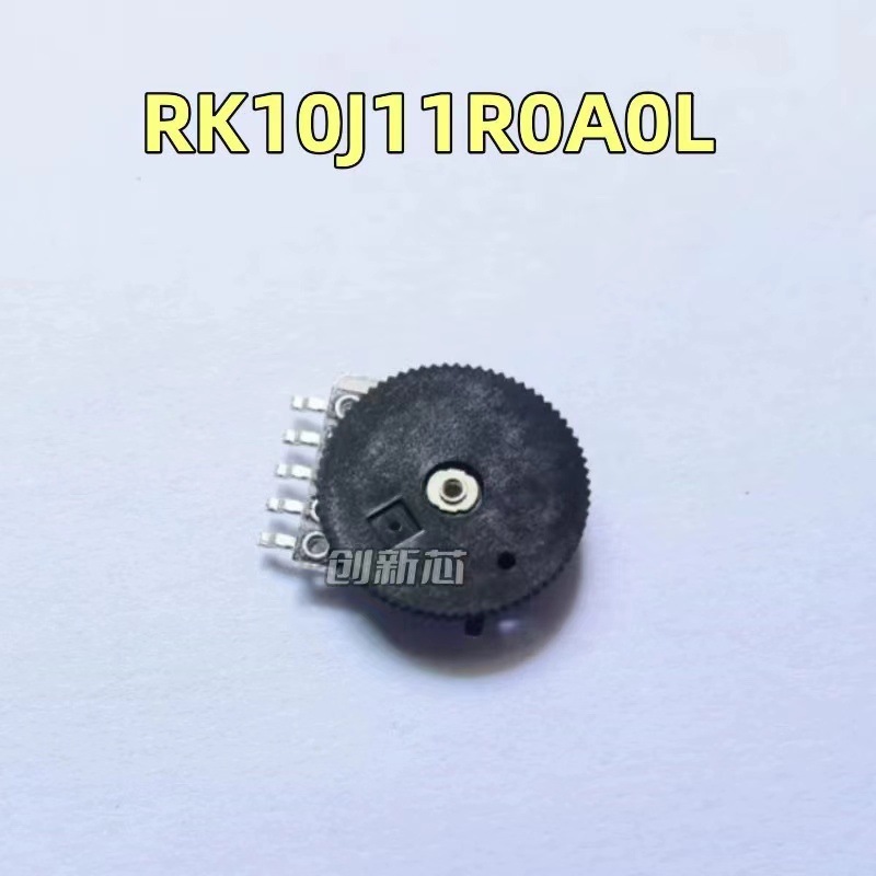 RK10J11R0A0L ALPS 103B单联10K 转盘拨盘开关5脚音量电位器14*1