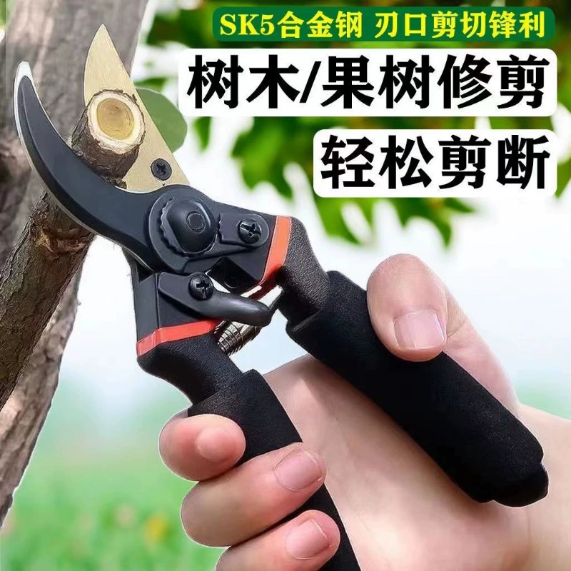 Немецкие импортные садовые ножницы из стали, трудосберегающие секаторы, садовые ножницы для прививки цветов и фруктовых деревьев.