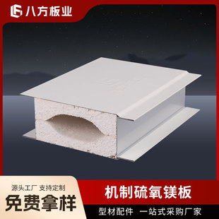 Magnesium Oxide Purification Board Ceiling Industrial Sound Insulation Fireproof Insulation Sandwich Panel Aluminum Profile Mechanism Clean Board Manufacturer