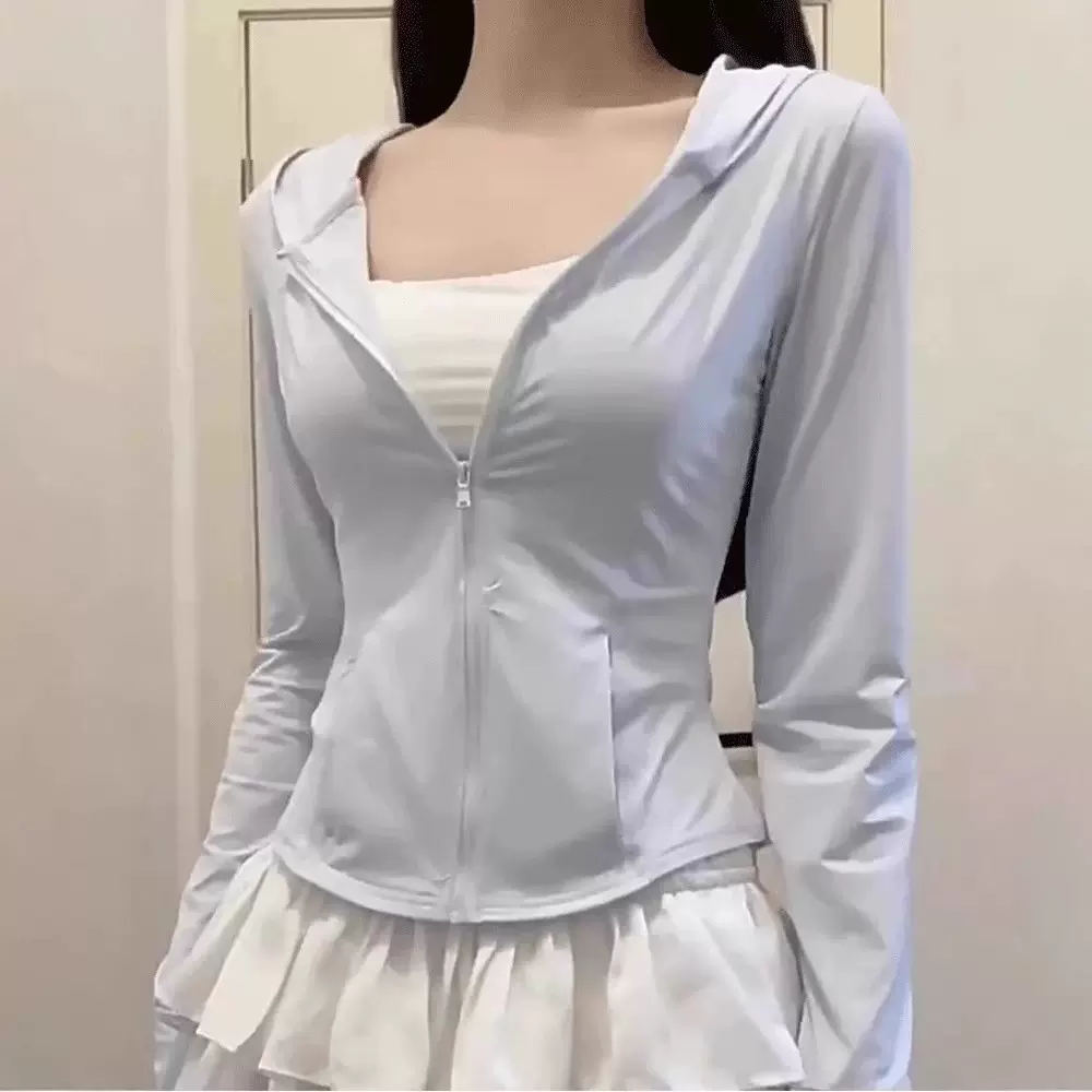 【蕉之内平替】防晒衣女显瘦掐腰防紫外线瑜伽服外套空调开衫上衣