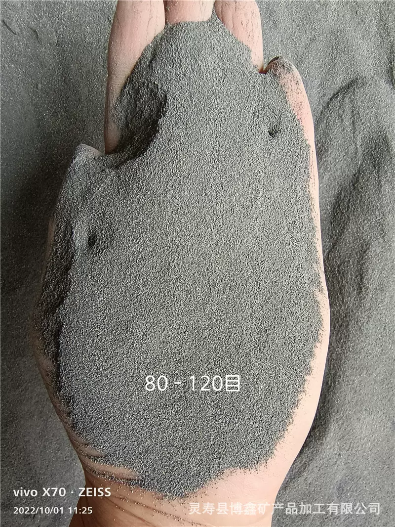 厂家批发金刚砂钢渣喷砂除锈耐磨地坪抛光打磨用不湿砂跨境专供