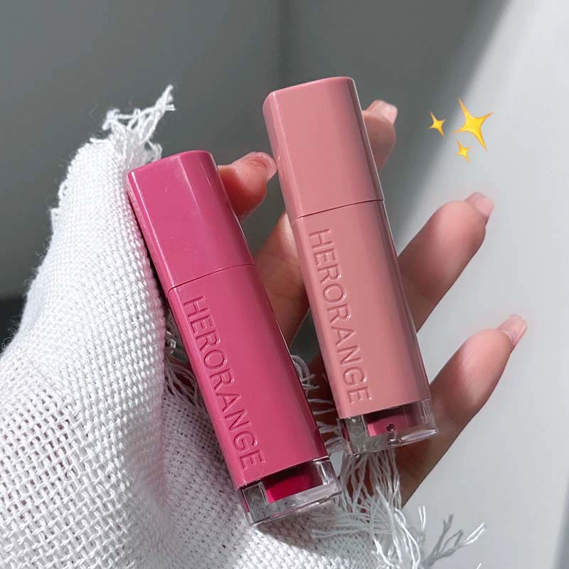 HERORANGE Lip balm, lipstick, glossy moisturizing lip gloss, mirror effect, long-term effect, plump lips effect