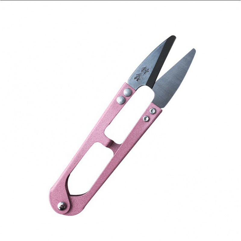 线头家用服装裁缝纺织小剪刀纱批发剪锋鑫平头剪工具圆头U型