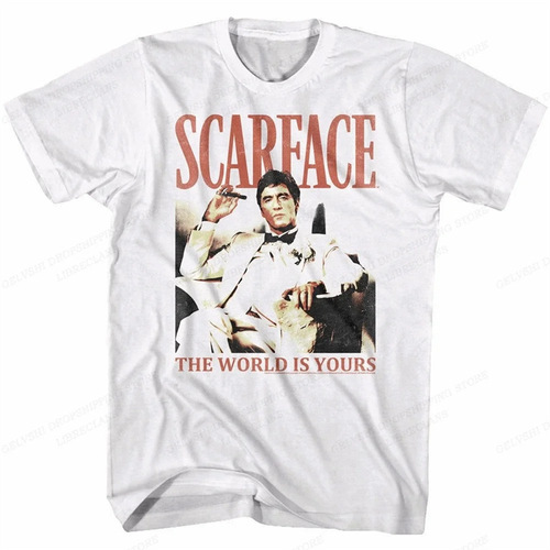 T-shirts Women's Children's Tony Montana T-shirt Cotton Scarface T-shirt Boy's Fashion Men's T-shirt T-shirt Hip Hop