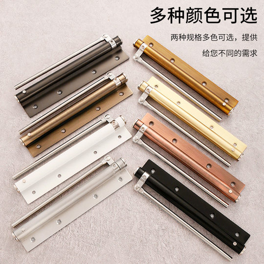 Stainless Steel Door Closer Automatic Door Closer Home-mounted Spring Cushion Silent Stopper Light Simple Door Closer