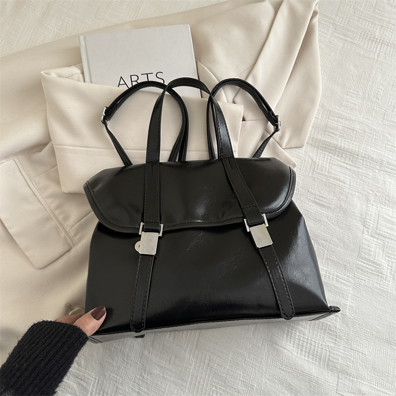 Bolso retro de gran capacidad para mujeres 2024 nuevo estilo universal de hombro mochila de viaje tote mochila de hombro multifuncional