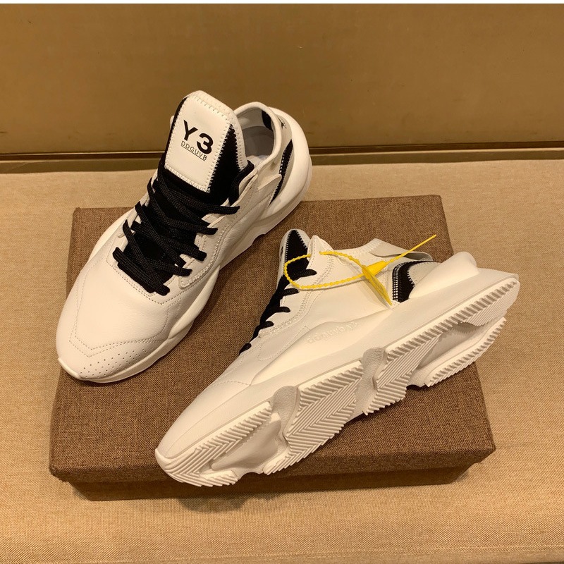 Herren Casual Sneaker Aus Echtleder Mit Plateausohle Weiß_voghion.com