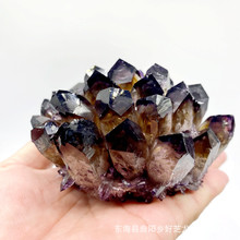 廠家供應天然紫水晶晶簇 擺件  水晶工藝品 礦石標本消磁