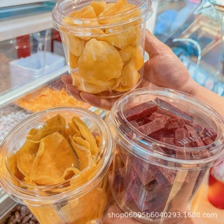 炒货店打包盒蜜饯罐子干果坚果包装盒奶枣草莓干密封盒水果透明盒