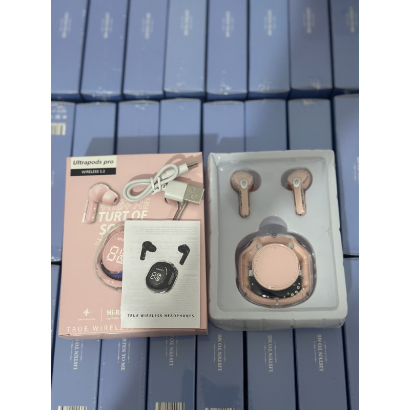 TK cargo transparente segunda generación Air39 auriculares Bluetooth transparente generación Air31 cristal pantalla digital cápsula inalámbrica