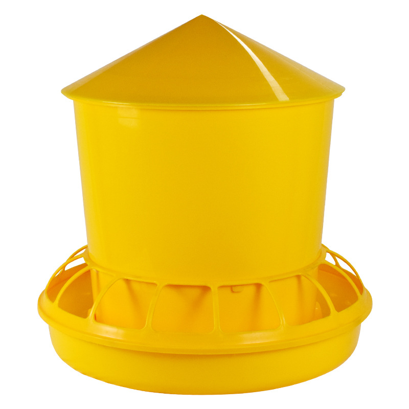 40kg de barril de alimentación engrosada tapa a prueba de lluvia barril de alimentación extra grande para el pollo, pato y ganso alimentador barril de alimentación equipo de cría