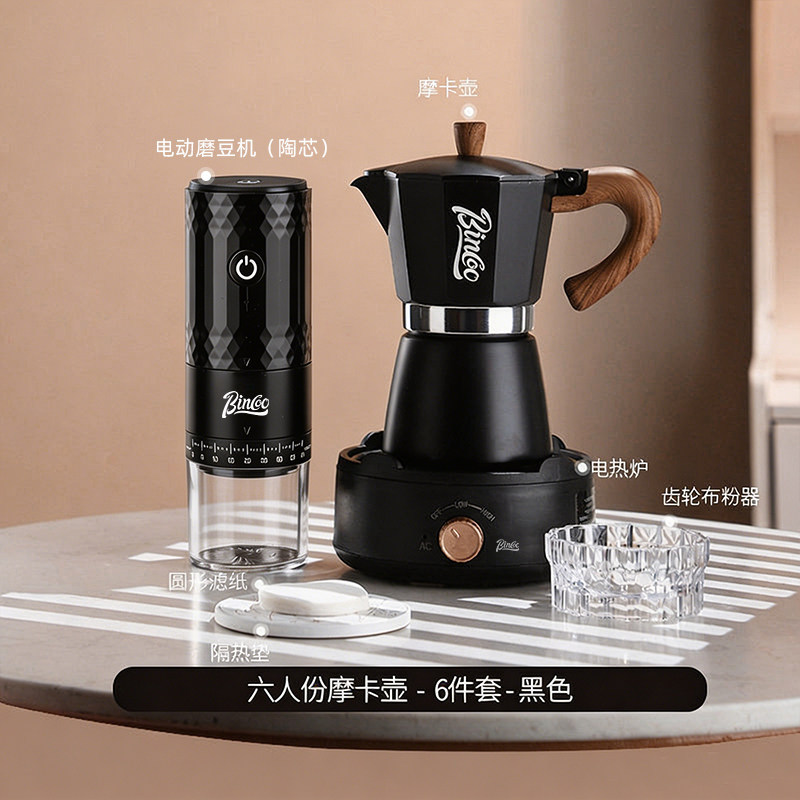Cafetera Moka Italiana Doméstica de Aleación de Aluminio para Uso Doméstico