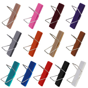 Mobile phone back strap one-handed operation anti-fall fixed metal buckle support frame elastic elastic flat non-slip strap hand
