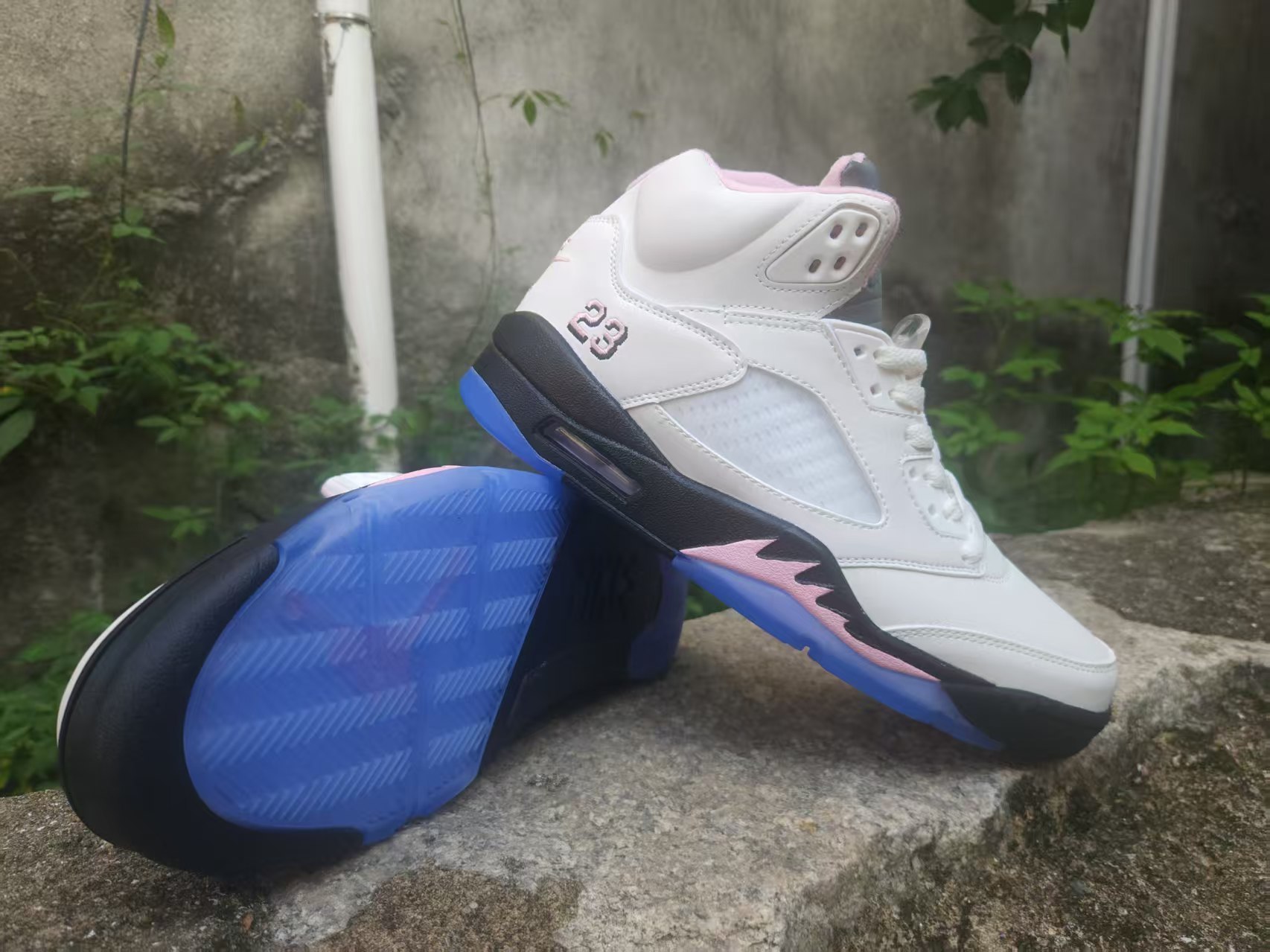 Zapatos Pitian puros AJ5 zapatos de hombre cómodos ociosos amortiguadores antideslizantes zapatos de mujer pareja zapatos de baloncesto retro fábrica directa image 25